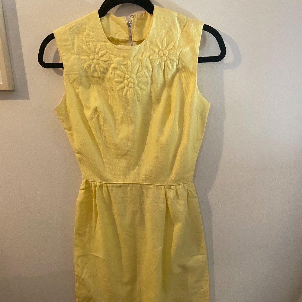 1950s Yellow Dress